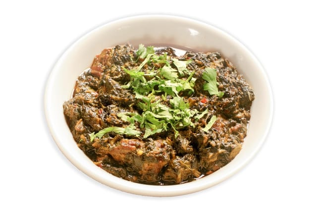 Palak Gosht (Goat) *.