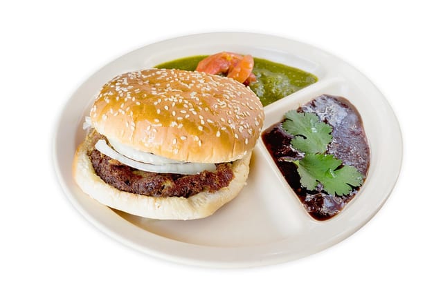 Beef Shami Bun Kabob.