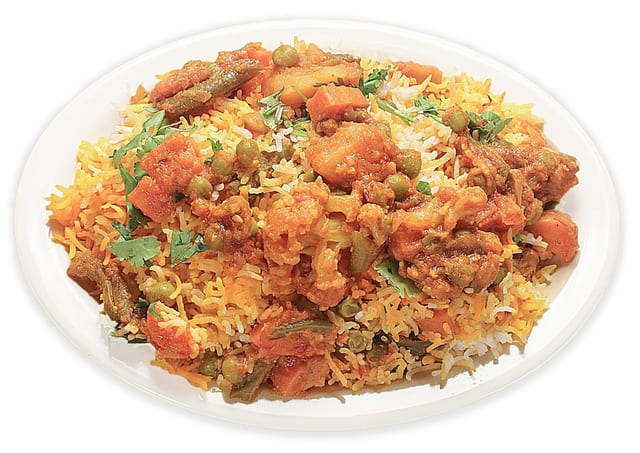 Vegetable Biryani.