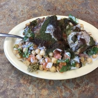 Large tray samosa chaat